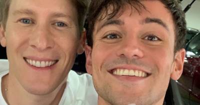 Tom Daley has emotional reunion with husband Dustin Lance Black after Olympics - www.ok.co.uk - Tokyo - county Lee