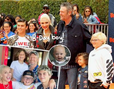 Gwen Stefani Celebrates Son Zuma’s 13th Birthday With Adorable Family Photo Featuring Blake Shelton! - perezhilton.com
