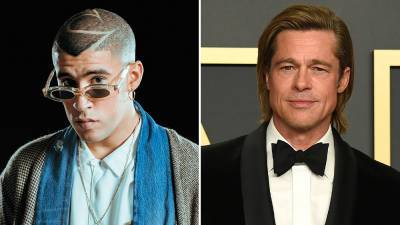 Brad Pitt - David Leitch - Matt Donnelly-Senior - Brad Pitt, Bad Bunny Slap Each Other Around in Sleek First Look at ‘Bullet Train’ - variety.com - Las Vegas