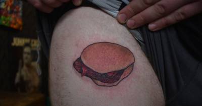 Scot gets epic roll and square sausage tattoo to cover up ex's name - www.dailyrecord.co.uk - Scotland