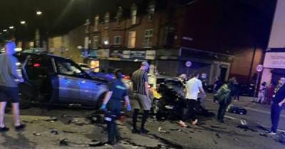 Six hurt in horror car crash on major Manchester road - www.manchestereveningnews.co.uk - Manchester