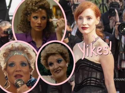 Jessica Chastain Thinks She Did 'Permanent Damage' To Her Skin With 'Heavy' Tammy Faye Bakker Makeup -- OUCH! - perezhilton.com - county Howard - county Dallas