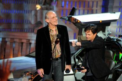 Michael J. Fox And Christopher Lloyd Have ‘Back To The Future’ Reunion In Another Set Of Wheels - etcanada.com