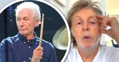 Paul McCartney pays tribute to Rolling Stones drummer Charlie Watts - www.msn.com