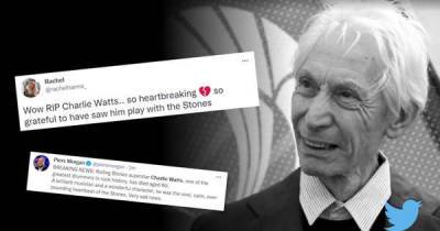Charlie Watts dies aged 80 as tributes to Rolling Stones drummer pour in - www.msn.com - Birmingham