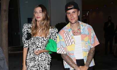 Hailey Bieber shows off her long legs for date night with Justin Bieber - us.hola.com - Los Angeles - Beverly Hills