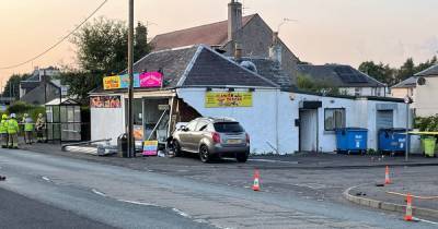 Car smashes through Scots chip shop as at least one person rushed to hospital - www.dailyrecord.co.uk - Scotland