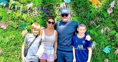 Coleen Rooney all smiles with Wayne as they enjoy sunny family day out - www.manchestereveningnews.co.uk - Manchester