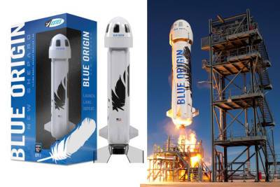 Model of Jeff Bezos’ rocket that looks like a sex toy selling for $69 - nypost.com