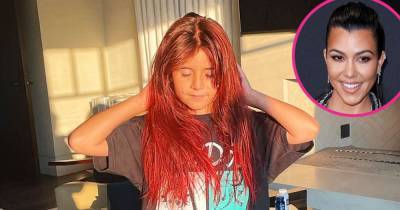 Penelope Disick Dyes Her Hair a Dramatic Red Hue — and She Looks Super Trendy - www.usmagazine.com