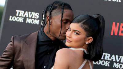 Kylie Jenner Travis Scott Face Backlash After Surprising Stormi, 3, With A School Bus - hollywoodlife.com
