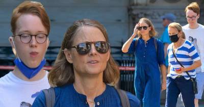 Jodie Foster and son Kit, 19, run errands around NYC - www.msn.com - France - New York