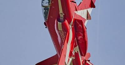 When you will be able to see the Red Arrows flying over Greater Manchester this weekend - www.manchestereveningnews.co.uk - Manchester - Isle Of Man