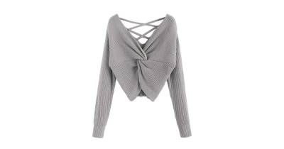 This Strappy Sweater Puts a Twist on Your Favorite Slouchy Styles - www.usmagazine.com