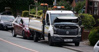 Van and two cars involved in rush hour smash on busy north Manchester road - www.manchestereveningnews.co.uk - Manchester