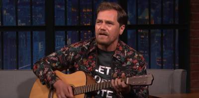 Michael Shannon Performs Song He Wrote at 15 About Armadillos - Watch Now! - www.justjared.com