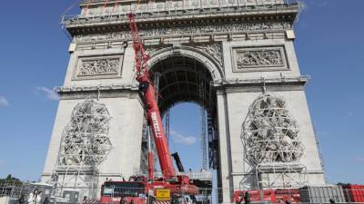 Arc de Triomphe to be wrapped for posthumous work by Christo - abcnews.go.com - Paris - Germany