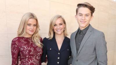 Reese Witherspoon Smiles With Her Lookalike Kids Ava, 21, Deacon, 17, As She Says She’s ‘Lucky’ - hollywoodlife.com