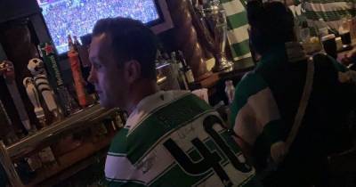 Ronny Deila shows Celtic love never dies as former boss dons Hoops shirt to watch Rangers clash in New York bar - www.dailyrecord.co.uk - New York