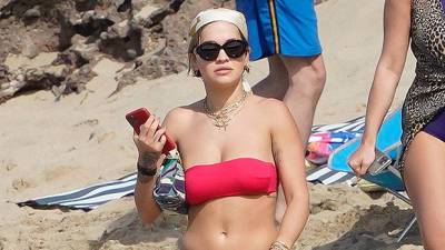 Rita Ora Rocks Flirty Grey Bikini For Sun-Filled Getaway Amid Taika Waititi Romance - hollywoodlife.com