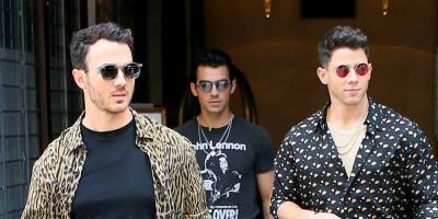 Jonas Brothers Step Out in Stylish Prints for a Day in NYC - www.justjared.com - New York - Las Vegas
