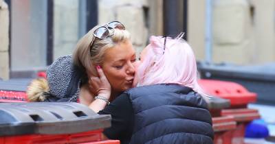 Sheridan Smith gets kiss from make-up artist best friend on set after split from fiancé - www.ok.co.uk - Manchester - Smith - county Sheridan