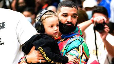 Drake’s Son Adonis, 3, Looks Too Cute Smirking For The Camera In New Photo - hollywoodlife.com