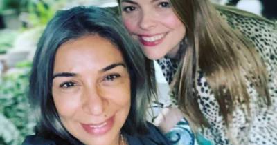 Coronation Street fans go wild as soap stars Kate Ford and Shobna Gulati have reunion - www.ok.co.uk - county Garden