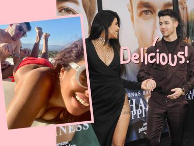 Nick Jonas Enjoys His 'Snack' Of A Wife Priyanka Chopra! - perezhilton.com