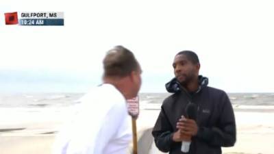 NBC News Reporter Covering Hurricane Ida Faces Off With Angry Passerby: ‘Lot of Crazy Out There’ (Video) - thewrap.com