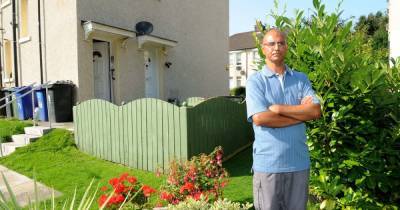 Tenant living in council flats wants camera removed as it invades his privacy and ruins enjoyment of his garden - www.dailyrecord.co.uk