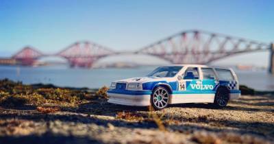Scots dad takes incredible pictures of son's toy car at scenic spots every day of lockdown - www.dailyrecord.co.uk - Scotland