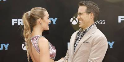 Blake Lively & Ryan Reynolds Have Fun on the Red Carpet Together at 'Free Guy' Premiere in NYC - www.justjared.com - New York