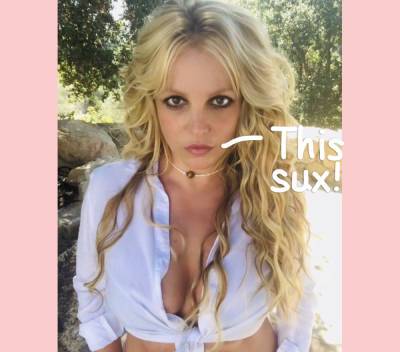 Britney Spears Says She Was Locked In A Bathroom In The Middle Of The Night & Needed To Be Rescued By Security! - perezhilton.com