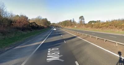 Man dies after being hit by car on M876 as Scots motorway closed by police - www.dailyrecord.co.uk - Scotland