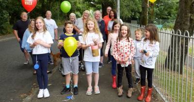 Celebration for thoughtful youngster as she completes 100-mile charity challenge - www.dailyrecord.co.uk