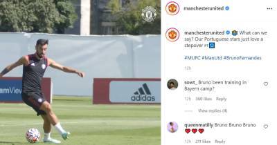 Bruno Fernandes compared with Cristiano Ronaldo after Manchester United training moment - www.manchestereveningnews.co.uk - Manchester - Portugal
