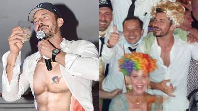 Katy Perry, Orlando Bloom enjoy rowdy party in goofy costumes during night out in Italy - www.foxnews.com - Italy