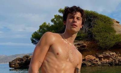 Camila Cabello - Shawn Mendes - Benny Blanco - Shawn Mendes Goes Shirtless in Spain, Flaunts Body in Short Swim Trunks - justjared.com - Spain