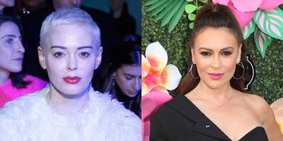 Rose McGowan Calls Out Alyssa Milano: 'Your Time Is Up' - www.justjared.com