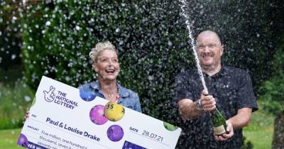 First pictures of key worker Scots couple after bagging £5million lottery jackpot - www.dailyrecord.co.uk - Scotland