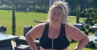 Gemma Collins in gruelling workout in sports bra and leggings as she continues weight loss journey - www.ok.co.uk - county Collin