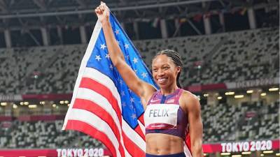 Allyson Felix Becomes the Most Decorated Woman in Olympic Track History - www.etonline.com - Bahamas - Tokyo - Dominican Republic