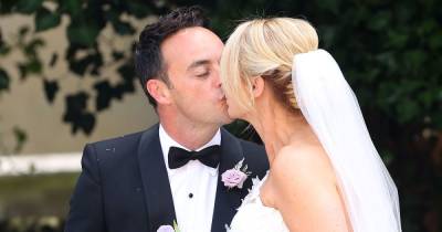 Ant McPartlin marries Anne-Marie Corbett as newlyweds kiss outside church in beautiful pictures - www.ok.co.uk