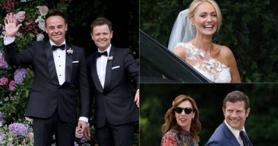 Famous guests pictured arriving at Ant McPartlin and Anne-Marie Corbett's wedding - www.manchestereveningnews.co.uk