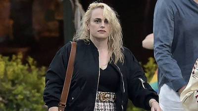 Rebel Wilson Stuns In A Low Cut Black Top Plaid Skirt As She Vacations In Italy – Photo - hollywoodlife.com - Italy