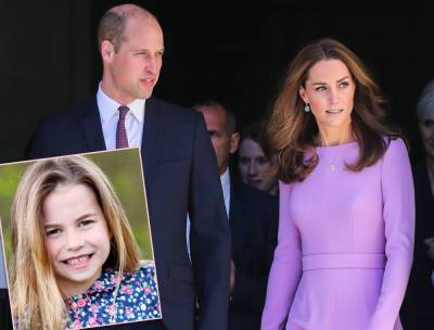 Prince William & Kate Middleton Share Adorable New Photo Of Princess Charlotte Holding A Butterfly -- AWW! - perezhilton.com