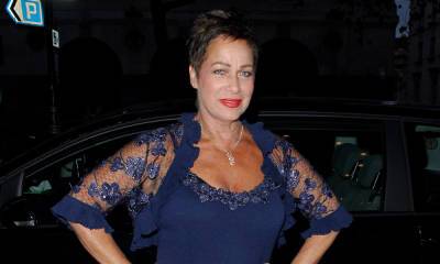 Denise Welch's father and son have cute bonding moment in rare photo - hellomagazine.com