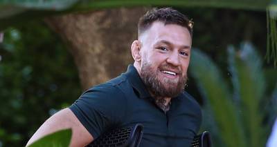 Conor McGregor Uses Crutches During Day Out with His Family - www.justjared.com - Ireland - Beverly Hills
