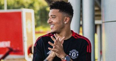 Jadon Sancho attends first Manchester United training session following £72.9m transfer - www.manchestereveningnews.co.uk - Manchester - Sancho